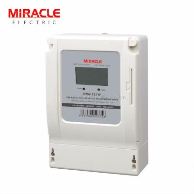 China Hot Selling Three Phase Prepaid Digital IC Meter Three Phase Four Wire Board Prepaid KWH Energy Meter for sale