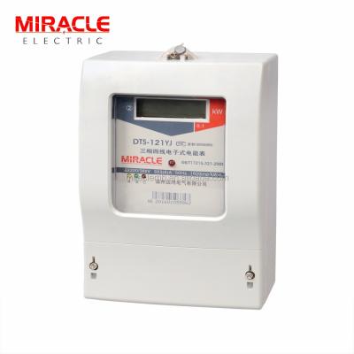 China High Accuracy Three Phase LCD Display Digital Electricity Meter for sale