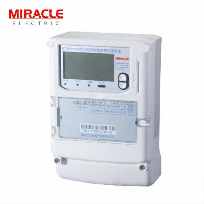 China 3 Phase Digital IC Card Prepaid Electric 100 Amp Load Meter Programmable Remote Control for sale