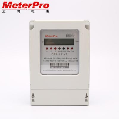 China Multi-tariff function 400V 120A 3-phase two-way digital 8-digit LCD display KWH energy meter for sale