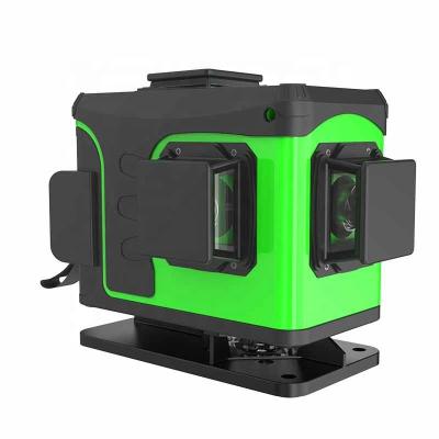 China Hot Selling 12 Lines Green Rotary Beam 3D Self Leveling Laser Level For Construction Building Surveying Tools 137*82*128mm for sale