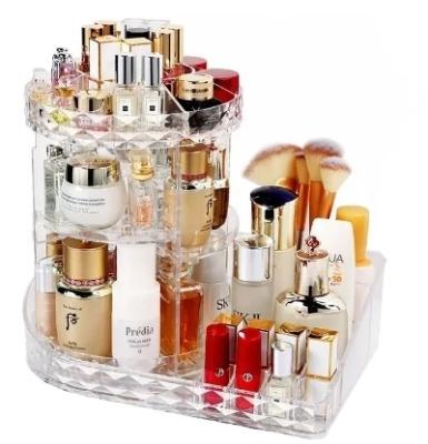 China Customized Storage Design Sundries Acrylic Clear Cosmetic Storage Transparent Box for sale