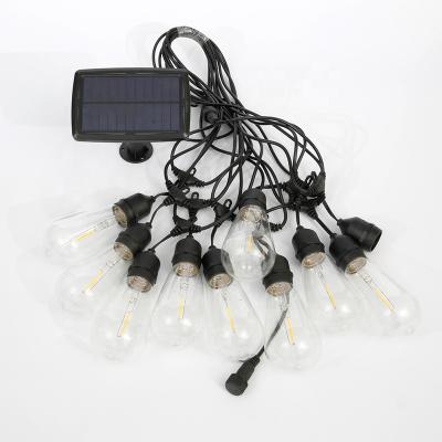 China Wedding/Christmas/Halloween/Outdoor Solar Powered Camping String Lights Waterproof Wedding Garden Decoration S14 10m 10L for sale