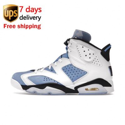 China EVA CT8529-410 UNC 6 Retro UNC 6 Rings Mens Electric Black White Jordan Nike Navy Midnight Air for sale