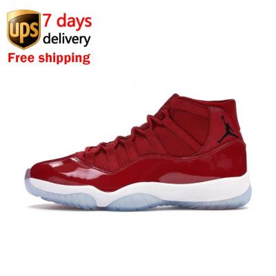 China EVA victory 378037-623 like high top white black 96 red bred fresh gray air Jordan nike 11 retro mens shoes for sale