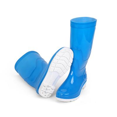 China Light Water For Women Safety PVC Kids Transparent Colors Shoes Rain Boots For Girls for sale