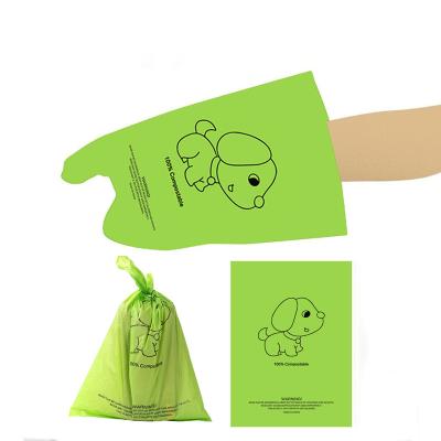 China BIODEGRADABLE PLA Green Fully Degradable Plastic Bag, Environmental Protection Biological Pet Poop Bag for sale