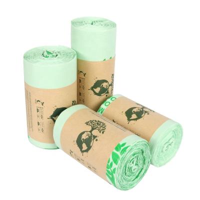 China High Quality Biodegradable Compostable Garbage Bag Biodegradable Plastic Garbage Bag On Direct Roll For Large Garbage Bin Use From Manufacturer for sale