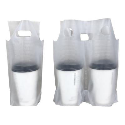 China BIODEGRADABLE Biodegradable Cornstarch PLA PBAT Plastic Bags Milk Tea Bioplastic Eco Friendly Bags for sale