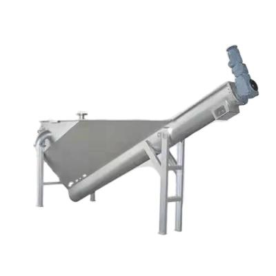 China Factory Price Heat Resistant Tubular Inclined Type Screw Conveyor Auger With Hopper for sale