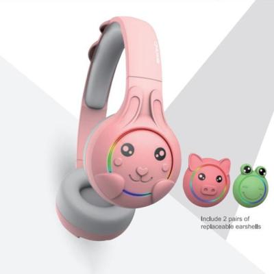 China Kotion Portable OEM H-41 Kids 85dB Protection 3.5mm Wired Earphones Gamer Headphones Volume Limited Safe Gaming Headset Children For Kids for sale