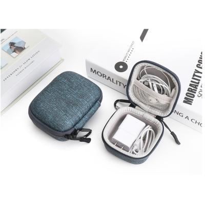 China Earphone Smell Proof EVA Shockproof Case Small Zipper Carrying Wireless Earphone Hard Eva Case for sale