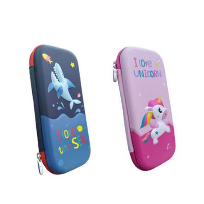 China Custom Hard PU+EVA+Multispandex Shell EVA Foam Zipper Tool Carry Case For School Pencil Case Custom Printed Eva Case for sale