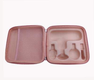 China Manufacturer Guangdong EVA Custom Logo Mini Gun Massager Hard Electronic Tool Suitcase Fascia Muscle Massage Gun Zipper Case for sale