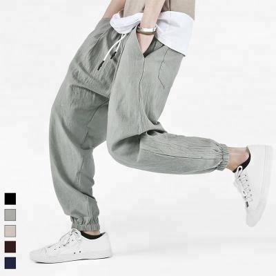 China Menswear Anti-Static Cotton And Motion Canvas Casual Pants for sale