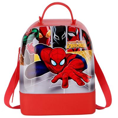 China Waterproof Children's Cartoon Schoolbag Silicone Shoulder Bag Kindergarten Boys And Girls Animation Backpack for sale