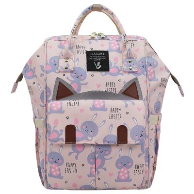 China Cute Modern Cute Diaper Bag Bagpack Diaper Bag Travel Mummy Diaper Bag Multi-Function Durable Mother Baby Shoulder Water Resistant Customized Diaper Bag for sale