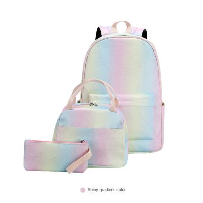 China Latest 3 in1 set school bags backpacks new design waterproof custom girls school girls sports backpack women for sale