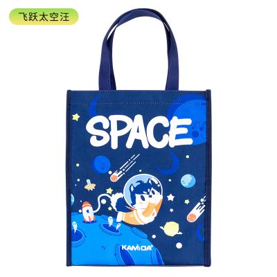 China Reusable Portable Unicorn Shopping Promotion Kids Tote Bags Cartoon Polyester Grils Custom Boys Handbags for sale