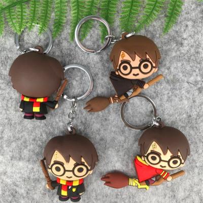 China Kind Harry Metal PVC Key Chain, Gatekeeper 3Dkawaii Pattern Keychain 3D Jewelry Gift for sale