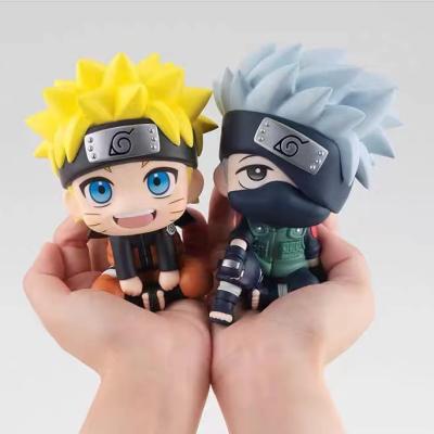 China Anime Sasuke Kakashiyu Zhibowea PVC Doll Kind Sitting Position, Used For Car Desk Decoration for sale