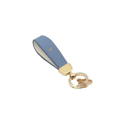 China 2023 new style fashion diamond creative high quality simple luxury leather car leather key chain for sale