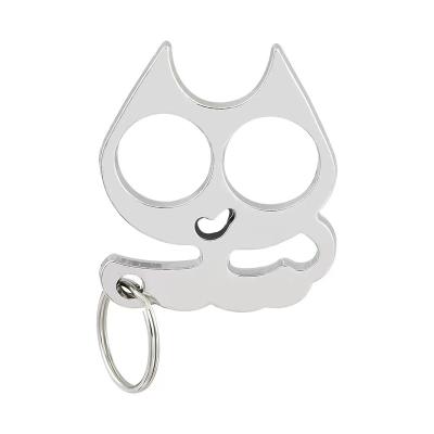 China Metal Simple Cute Cat Paw Wholesale Tiny Kawaii Paw Stud For Girls Women Self-defense Security Safety for sale