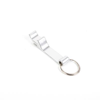 China Cheap Custom Aluminum Alloy Beer Opener Bottle Opener Metal Head Chain Promotion Gift Easy To Carry Metal Color for sale