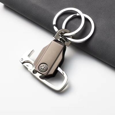 China Custom High Quality Multifunctional Multifunctional Metal Rings Rotation Bracket Mobile Phone Car Key Chain Gift Logo for sale