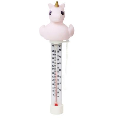 China PVC/ABS XY-WQ Unicorn Style Pool Thermometer Large Size Easy Reading for Water Temperature for sale