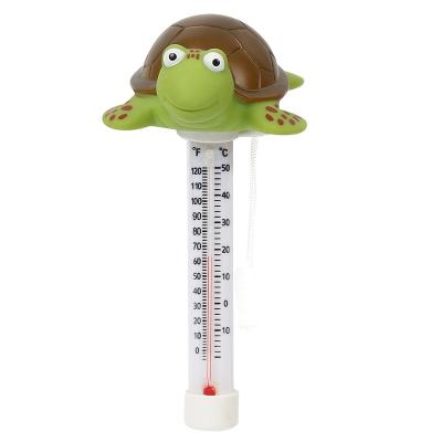 China PVC/ABS XY-WQ Large Size Tortoise Style Swimming Pool Thermometer Easy Reading For Water Temperature for sale