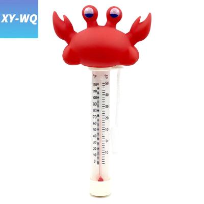 China Large Size PVC/ABS XY-WQ Crab Style Swimming Pool Thermometer Easy Reading For Water Temperature for sale