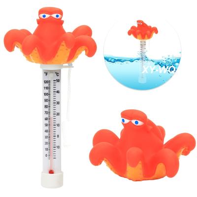 China PVC/ABS XY-WQ octopus style Thermometerfor outdoor and indoor swimming pools, spas, hot tubs for sale