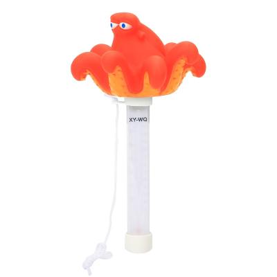 China PVC/ABS XY-WQ Octopus Pool Thermometer Pond Water Thermometer for sale