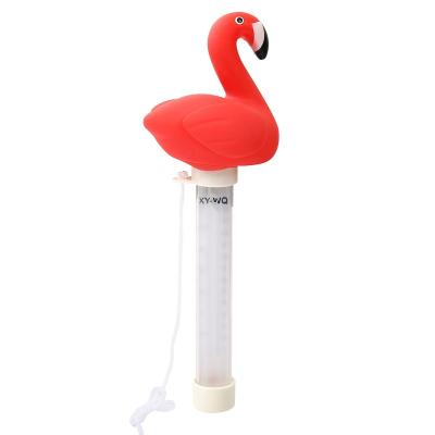 China PVC/ABS XY-WQ Flamingo Pool Thermometer Water Thermometer for sale