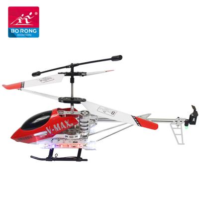 China radio control toy most popular flying toy 3/3.5CH red propel rc helicopter parts with light up control BR6008 for sale