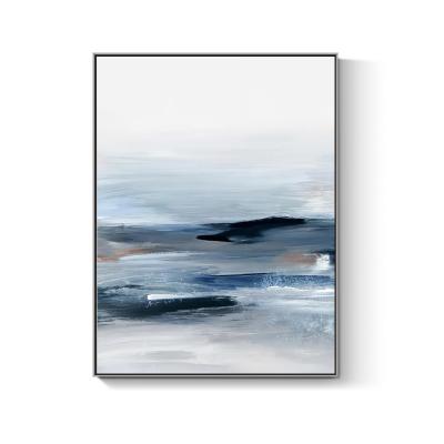 China Modern Custom Large Abstract Black And White Hand Made Museum Oil Canvas - Painting For Wall Decor for sale