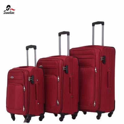 China Custom Elegent Spinner Wheels Suitcase Oxford Discount Wholesale Price Luggage for sale