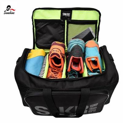 China Fashion Mochila Logo Gym Bag For Men Bolsos Travel Sneaker Duffle Custom Made for sale