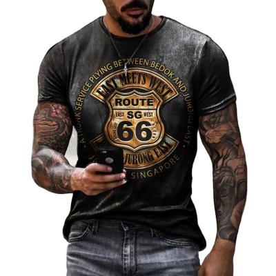 China Summer Street Fashion Hip Hop Breathable Series Mens Camiseta Short Sleeves T Shirt For Men for sale