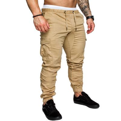 China Hip Hop Casual Elastic Joggers Twill Joggers Men's Slim Fit Stretch Pants QUICK DRY Men's Pants and Trousers for sale