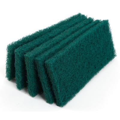 China Stocked Commercial Medium Duty Scrubbing Pad Scrubbing Sponge With Super Durable Scouring Scrub Pad for sale