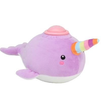 China 20CM Baby Plush Toy Shark Animals Soothing Stuffed Soft Toy With Healthy Light 20CM for sale