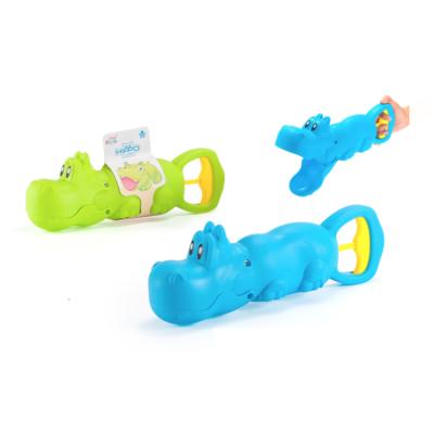 China Safe Play For Kids Factory Direct Selling Beach Claw And Bathroom Hippo Plastic Animal Toys For Children for sale