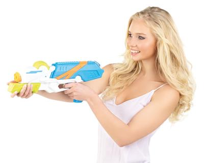 China Water Launches 1000ML Large Water Tank Water Gun For Kids, Squirt Guns Water Soaker Blaster Toys Water Gun, Shoot Up To 9M for sale