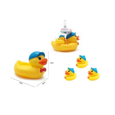 China Bath Toy Cute Small Baby Kids Bath Shower Toy Swimming Animals Ruber Ducks Silicone with Squeese Sound for Kids Bath Bomb for sale