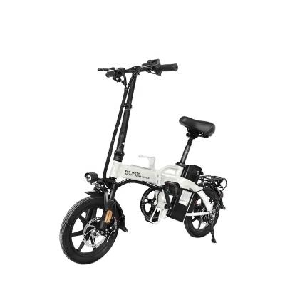 China Aluminum alloy china fashion style 48v 250w lithium battery long range cheap foldable electric bicycle for sale