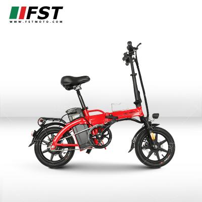 China 14 inch mini portable folding electric bicycle small for sale