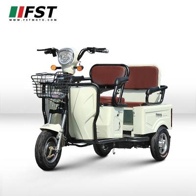 China Passenger 500w 800w 60V 3 Wheel Scooters Two Seat Electric Mobility Tricycles for sale