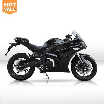 China Fashionable Fast Racing Motorcycles 5000W 110km/h E-Motorcycle With Disc Brake 72V50A Dual Battery Electric Motorcycle for sale